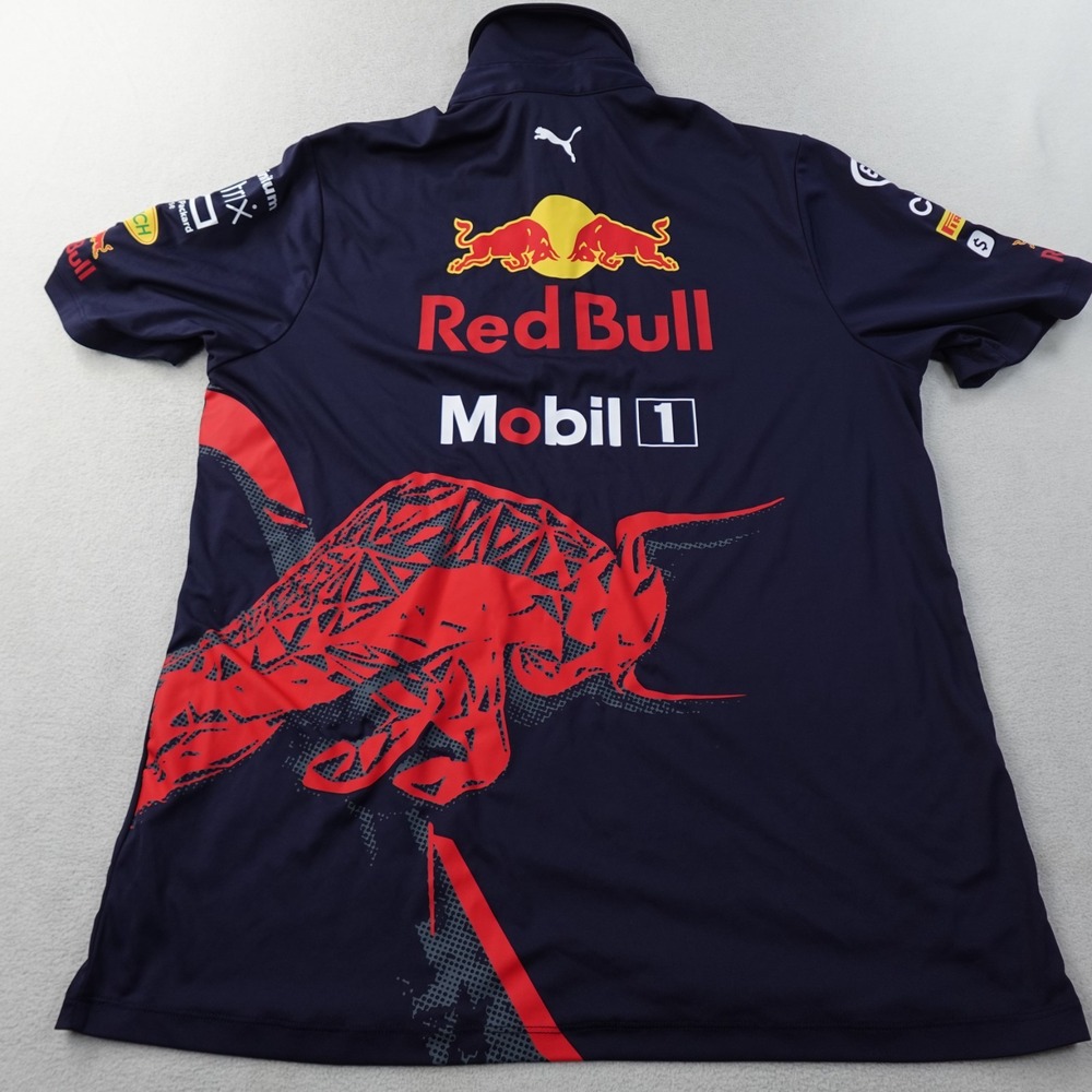 Puma Red Bull Racing F1 2022 Team Polo Shirt Mens L Oracle Max Verstappen